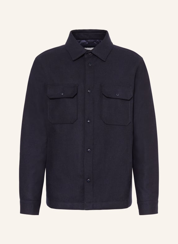 WOOLRICH Puchowa koszula wierzchnia ALASKAN GRANATOWY