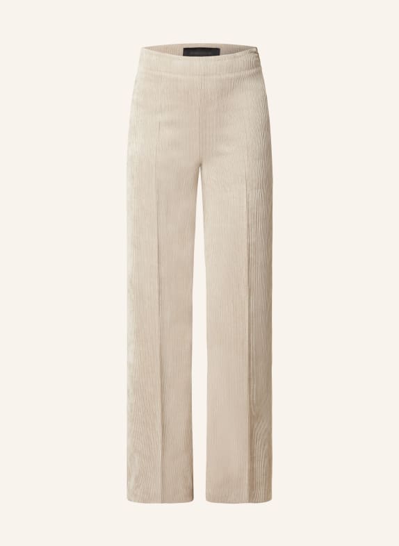 DRYKORN Wide leg trousers BEFORE made of corduroy LIGHT BROWN