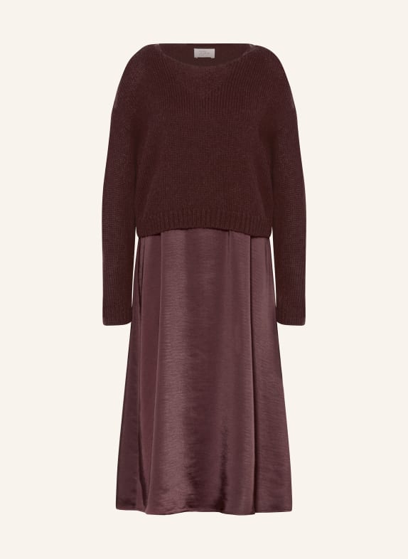 ROBE LÉGÈRE Set: Dress and sweater DARK RED