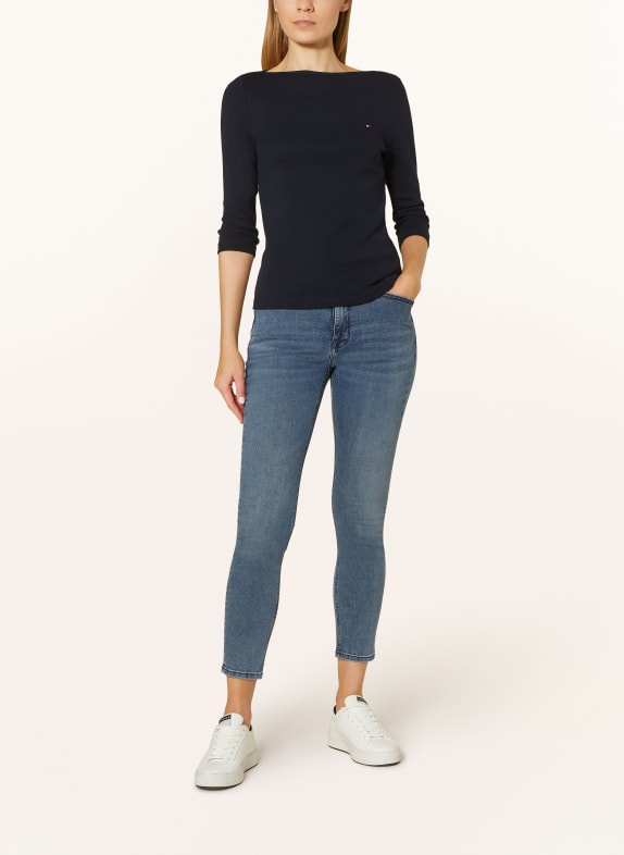 TOMMY HILFIGER Shirt met 3/4-mouwen DONKERBLAUW