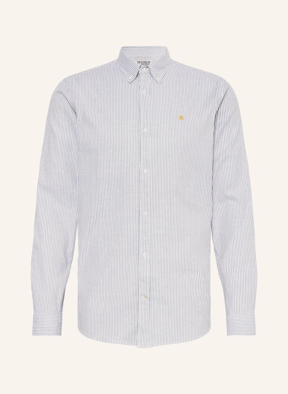 SCOTCH & SODA Oxford shirt ESSENTIAL regular fit WHITE/ GREEN
