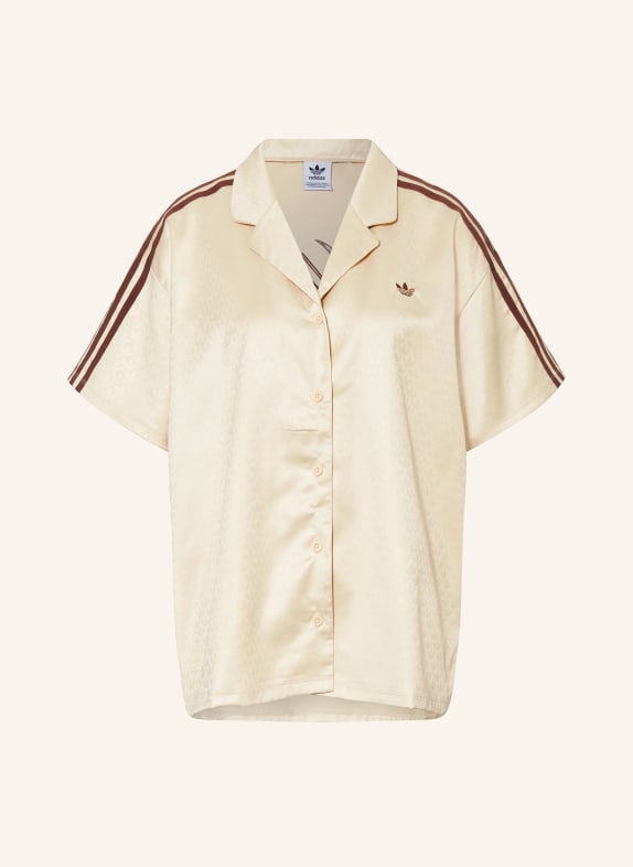 adidas Originals Shirt blouse LIGHT BROWN/ DARK BROWN