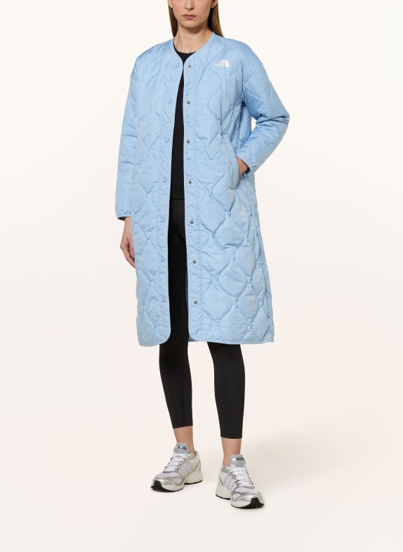 THE NORTH FACE Quilted coat AMPATO LIGHT BLUE