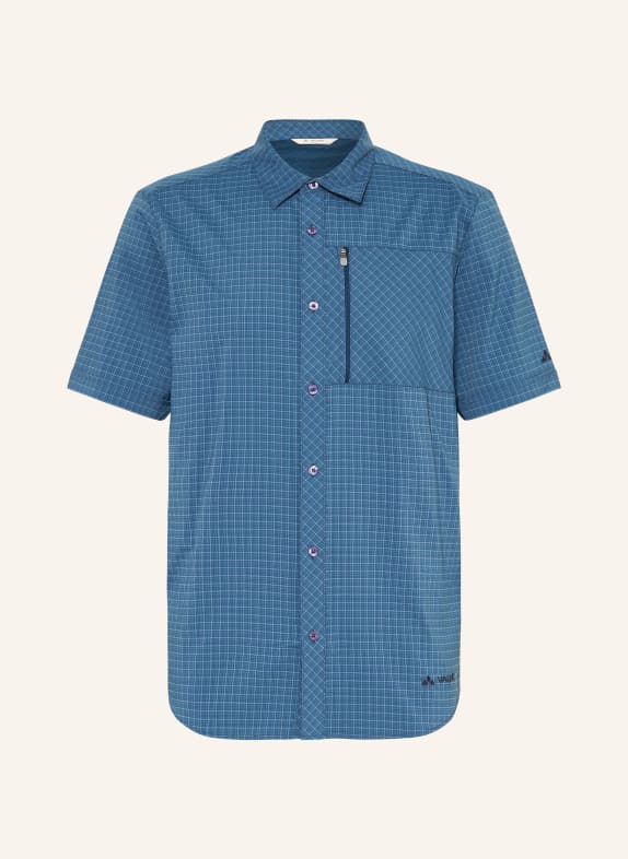 VAUDE Outdoor shirt SEILAND IV DARK BLUE/ DARK GRAY/ LIGHT GRAY