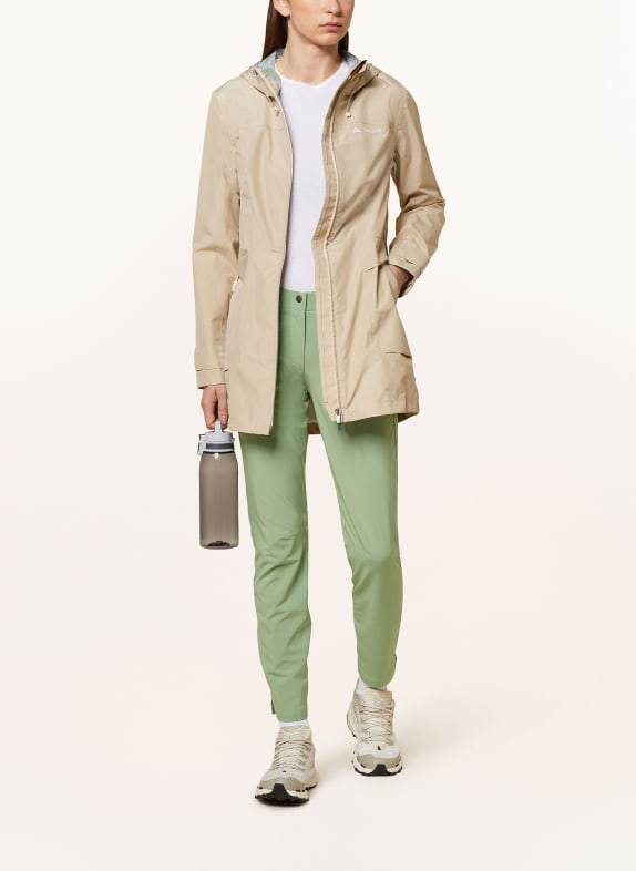 VAUDE Functionele jas SKOMER II BEIGE