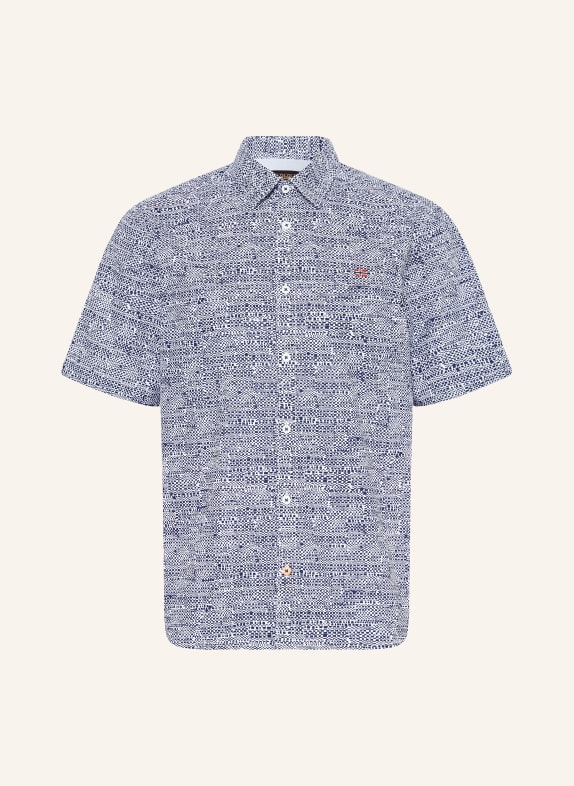 NAPAPIJRI Short sleeve shirt G-RONGE regular fit BLUE/ WHITE