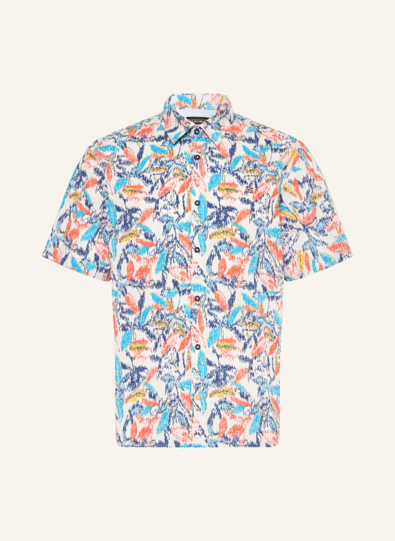 NAPAPIJRI Short sleeve shirt G-RONGE regular fit LIGHT GRAY/ ORANGE/ BLUE