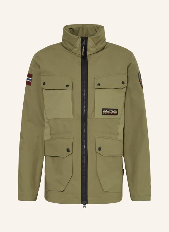 NAPAPIJRI Field jacket A-TEPEES GREEN