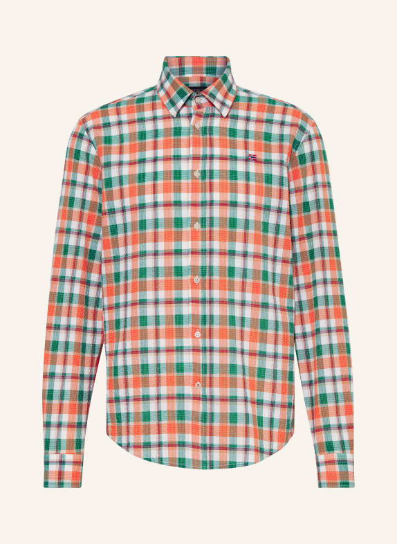 NAPAPIJRI Shirt TULITA comfort fit CREAM/ GREEN/ ORANGE
