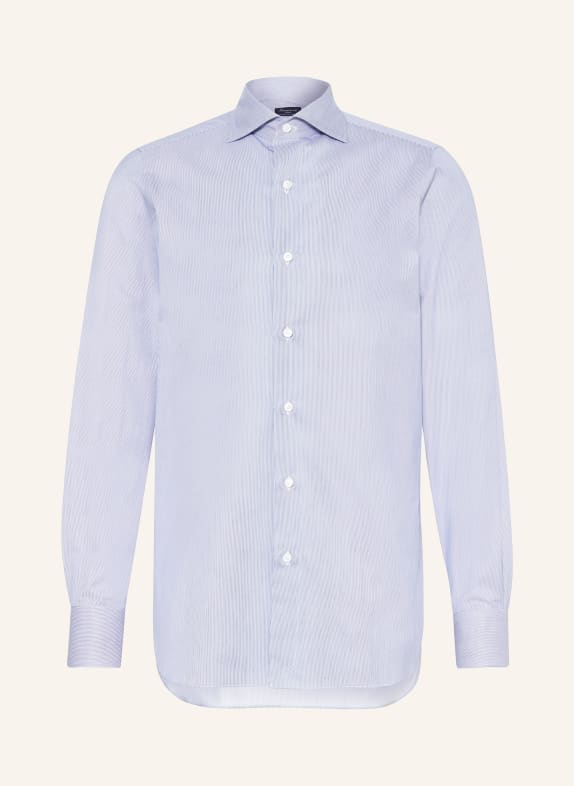 FINAMORE 1925 Shirt EDUARDO Regular Fit DARK BLUE/ WHITE