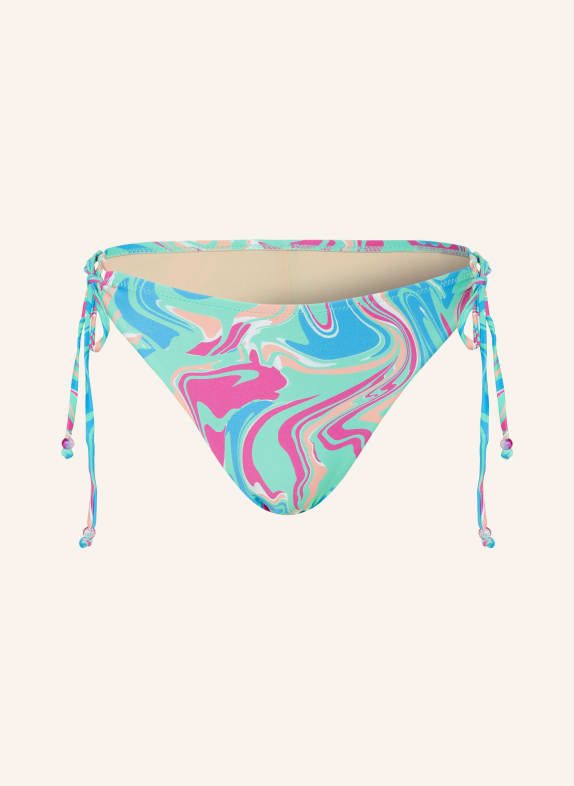 MARIE JO Basic bikini bottoms ARUBANI BLUE/ LIGHT GREEN/ PINK