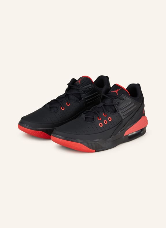 JORDAN Basketball Shoes MAX AURA 5 BLACK/ RED