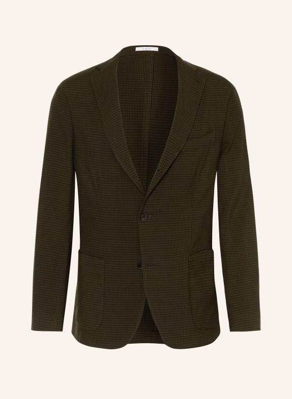 BOGLIOLI Tailored jacket slim fit OLIVE/ BLACK