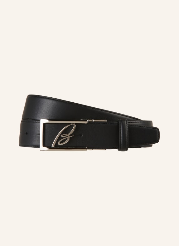 Brioni Reversible leather belt BLACK