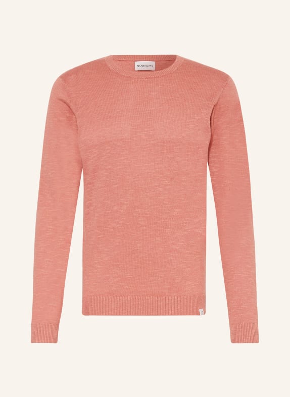 NOWADAYS Sweater with linen SALMON