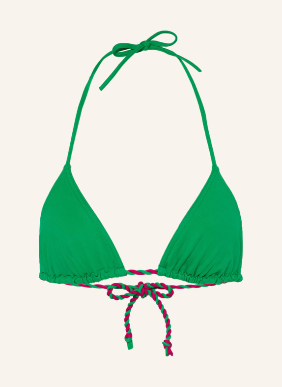 ERES Triangle bikini top TWIST GREEN