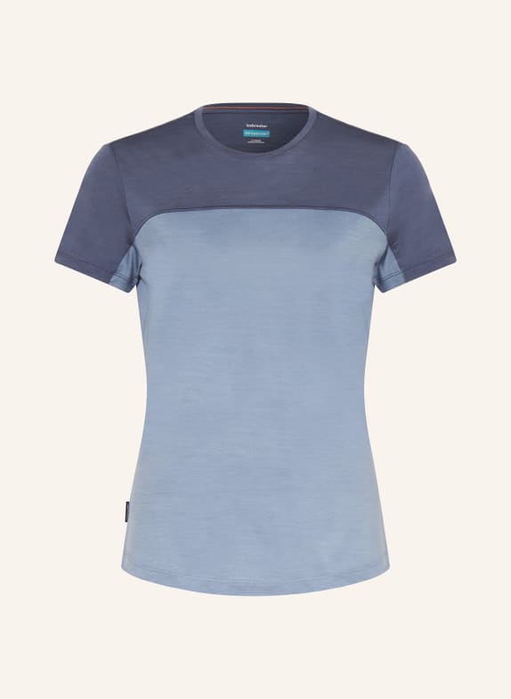 icebreaker T-shirt MERINO COOL-LITE™ SPHERE III with merino wool BLUE/ DARK BLUE