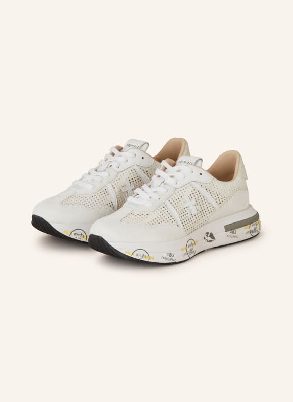 PREMIATA Sneakers CASSIE with sequins WHITE