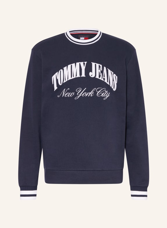 TOMMY JEANS Sweatshirt DARK BLUE/ WHITE