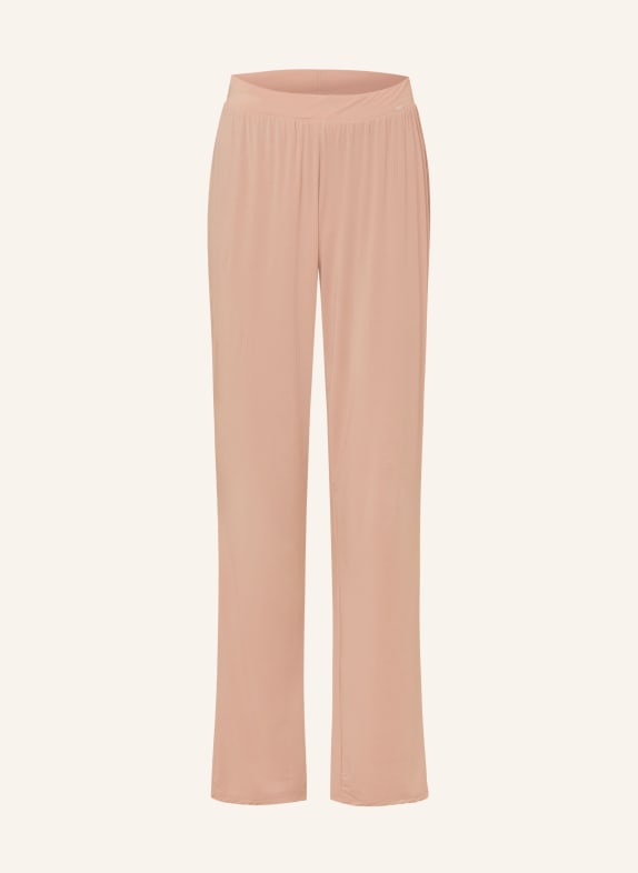 Calvin Klein Spodnie od piżamy MINIMALIST JASNOPOMARAŃCZOWY