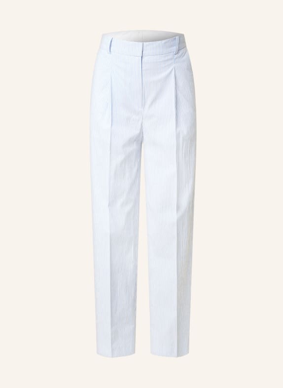 BOSS Trousers TANALIE LIGHT BLUE/ WHITE