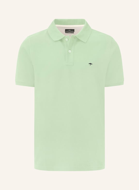 FYNCH-HATTON Piqué polo shirt LIGHT GREEN