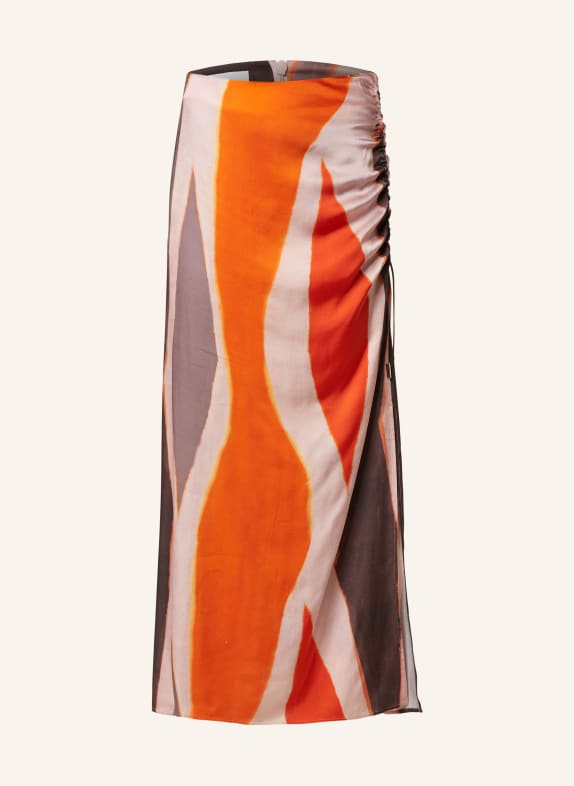 CINQUE Skirt CIRIOLA ORANGE/ GRAY/ ROSE