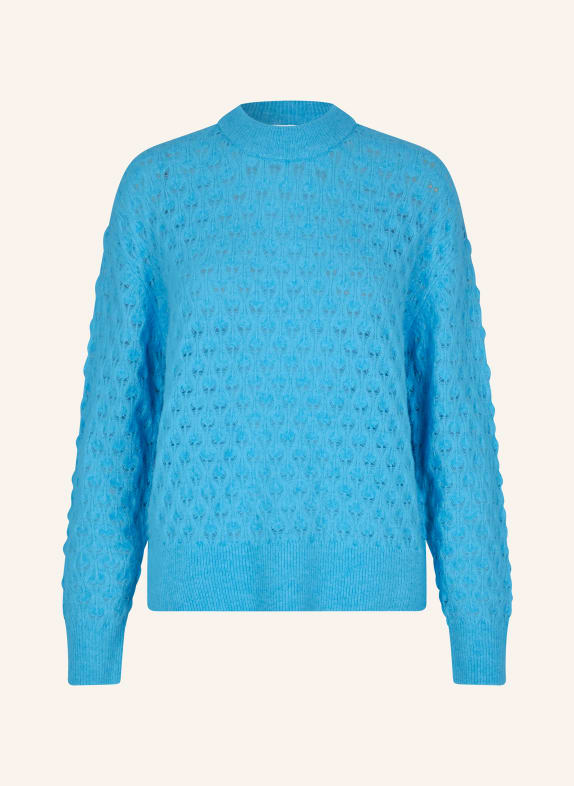 SAMSØE SAMSØE Sweater SAANOUR with alpaca BLUE