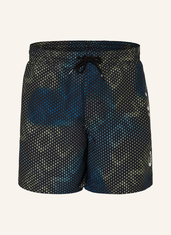 O'NEILL Swim Shorts CALI 16" BLACK/ BLUE/ LIGHT GREEN