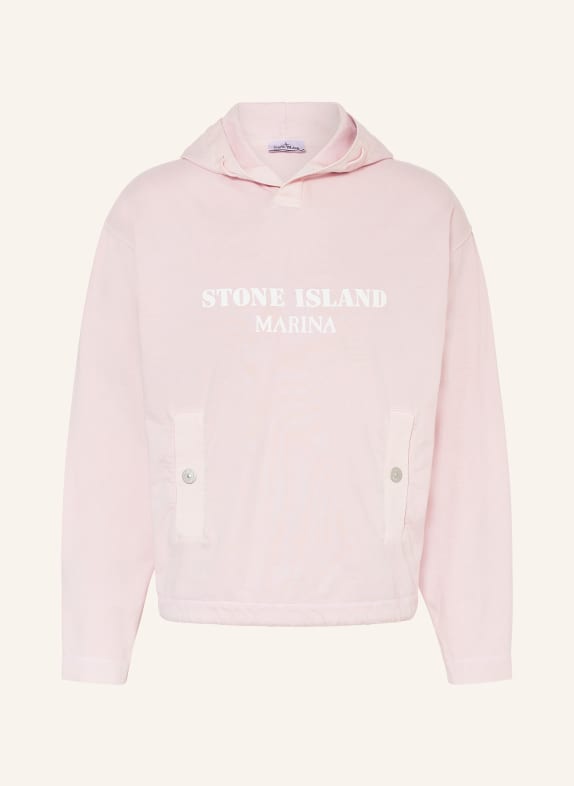 STONE ISLAND Oversized hoodie MARINA PINK