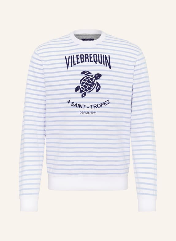 VILEBREQUIN Sweatshirt JORASSES WHITE/ BLUE/ DARK BLUE