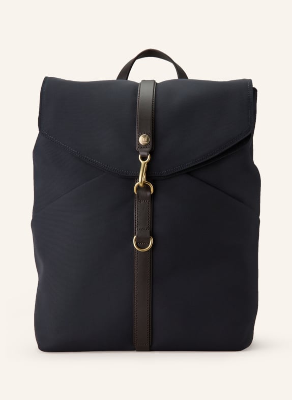 MISMO Backpack with laptop compartment DARK BLUE/ DARK BROWN