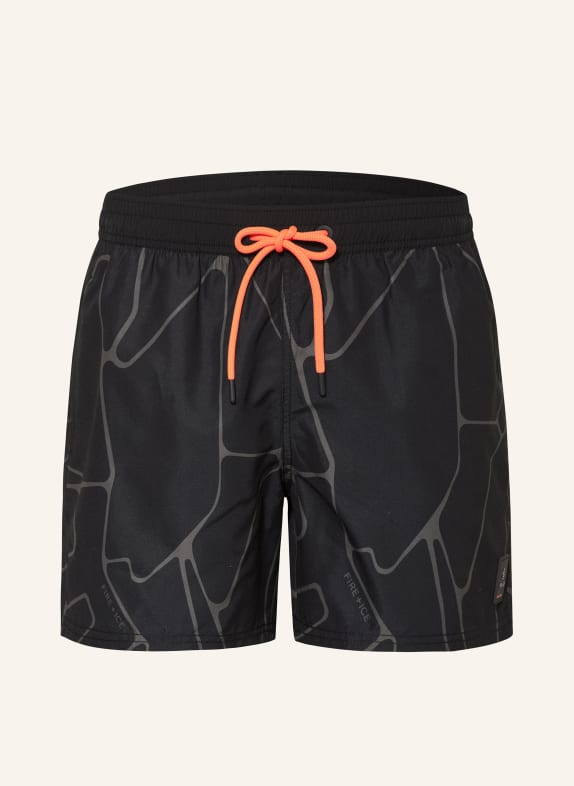 FIRE+ICE Swim shorts NELSON2 BLACK/ BEIGE
