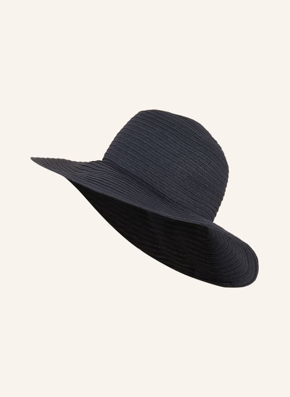 SEEBERGER Slaměný klobouk TMAVĚ MODRÁ