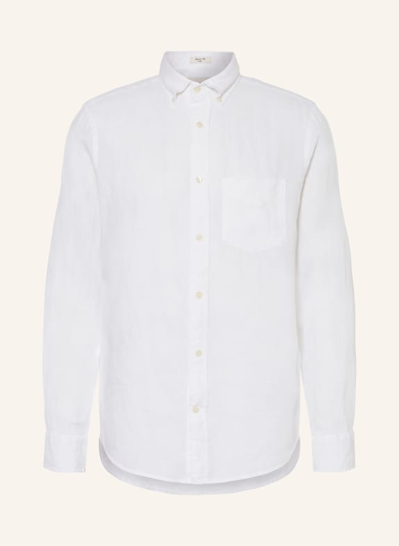 GANT Linen shirt regular fit WHITE