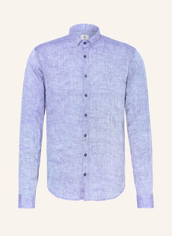 Q1 Manufaktur Linen shirt slim relaxed fit BLUE