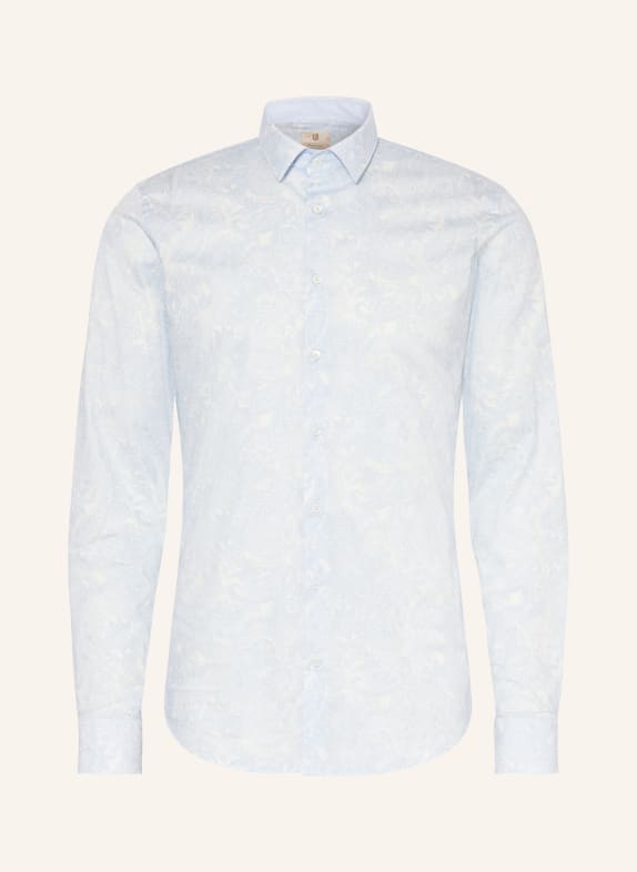 Q1 Manufaktur Shirt premium fit LIGHT BLUE/ WHITE