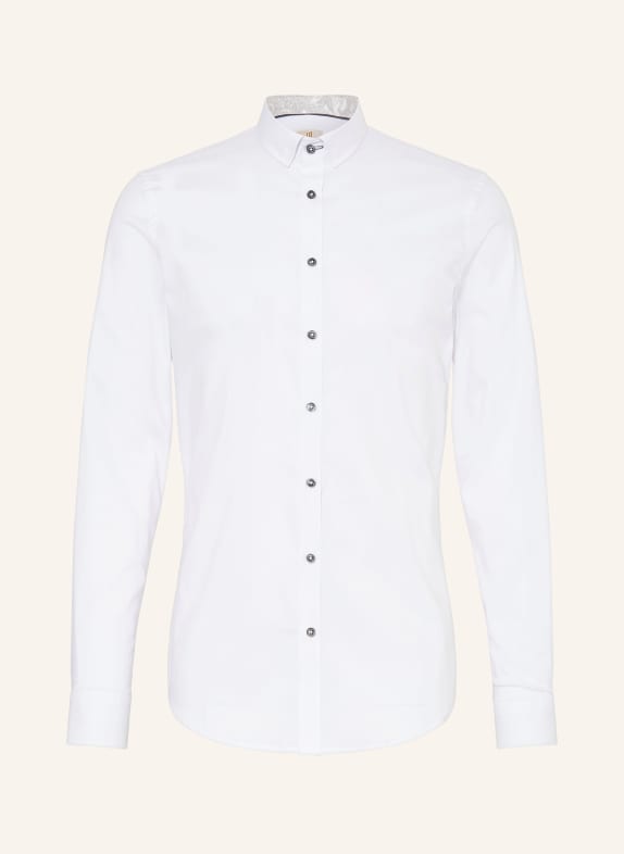 Q1 Manufaktur Shirt extra slim fit WHITE/ GRAY