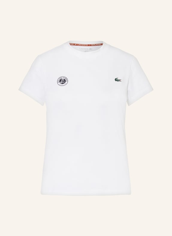LACOSTE T-Shirt ULTRA-DRY WEISS
