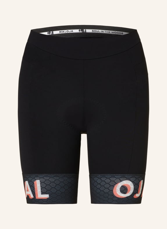 maloja Cycling shorts YUKONM. with padded insert BLACK