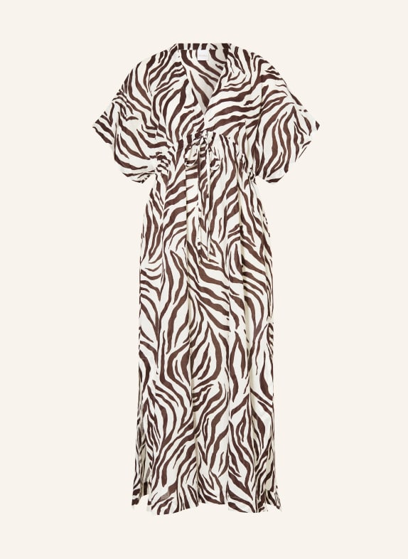 Max Mara BEACHWEAR Beach dress DOROTEA DARK BROWN/ WHITE