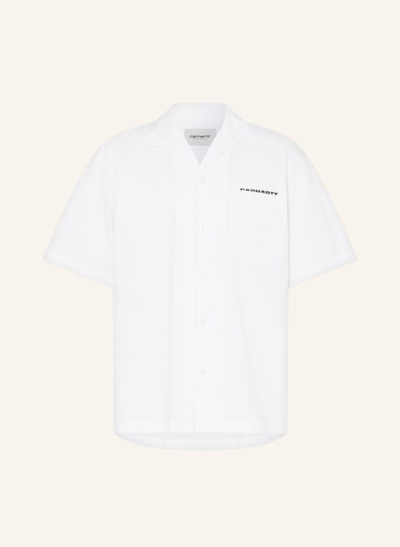 carhartt WIP Resort shirt LINK SCRIPT comfort fit WHITE