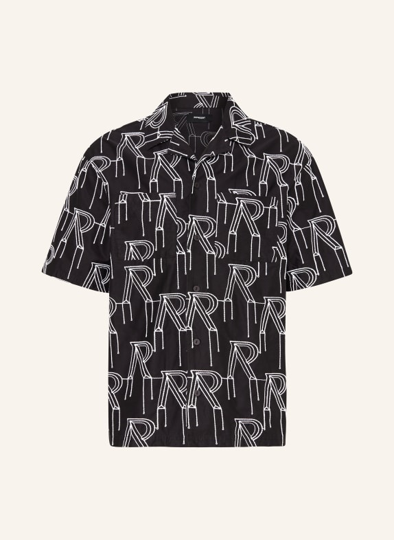 REPRESENT Resort shirt comfort fit BLACK/ WHITE