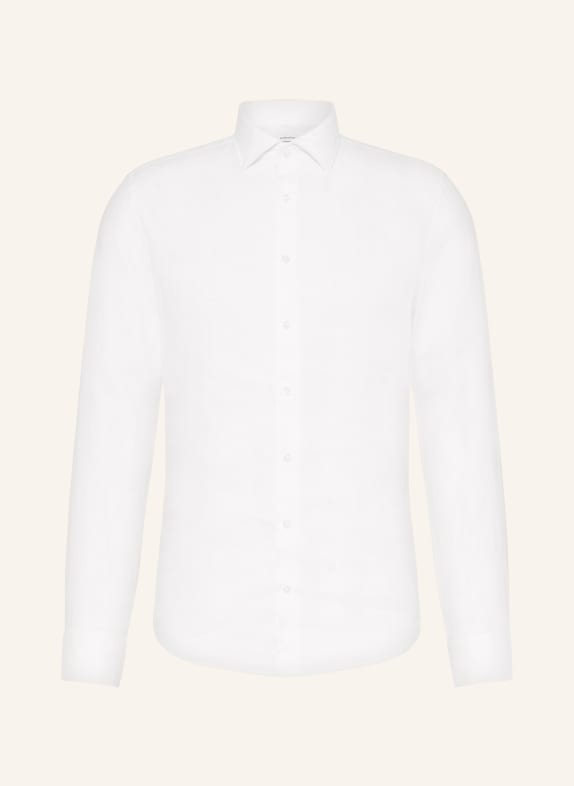 seidensticker Linen shirt slim fit WHITE