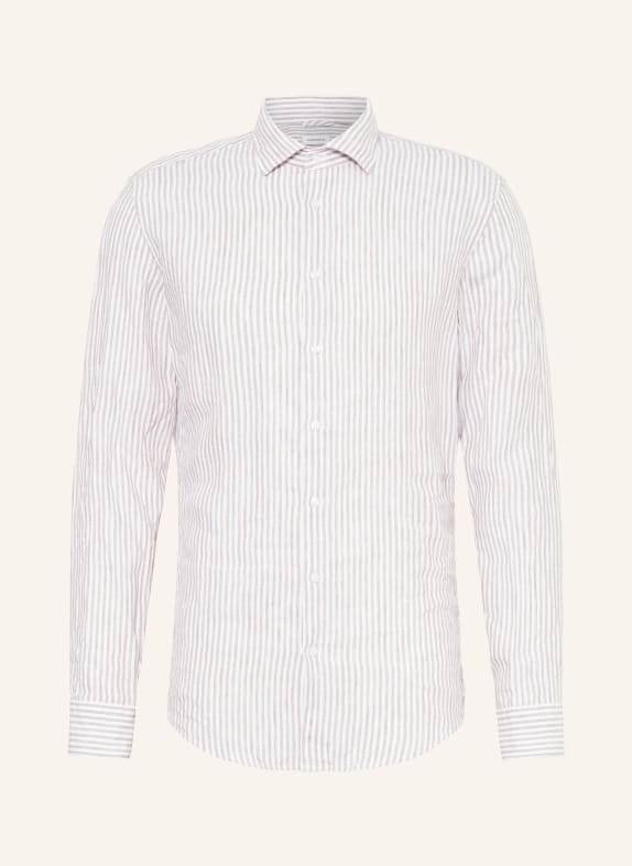 seidensticker Linen shirt slim fit BEIGE/ CREAM