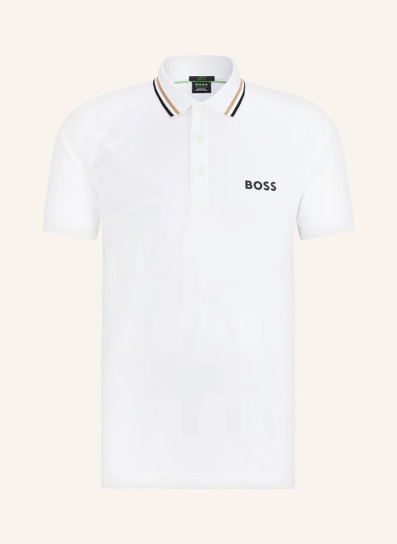 BOSS Performance polo shirt PATTEO MB WHITE