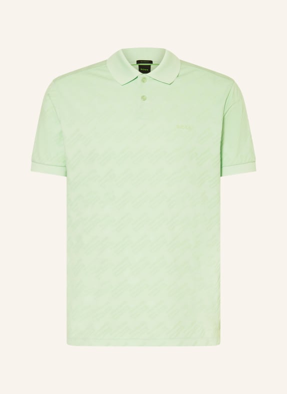 BOSS Jersey polo shirt PIRAX LIGHT GREEN