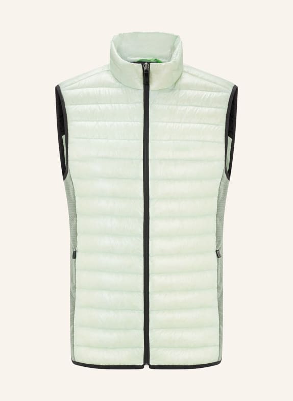 BOSS Lightweight down vest TECHNO LIGHT GREEN
