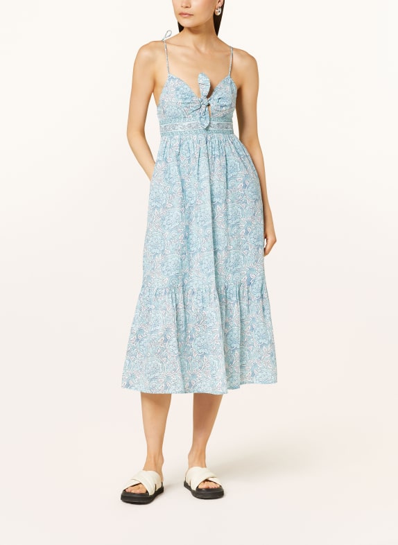 Pepe Jeans Dress MALLORY TURQUOISE/ BLUE/ WHITE