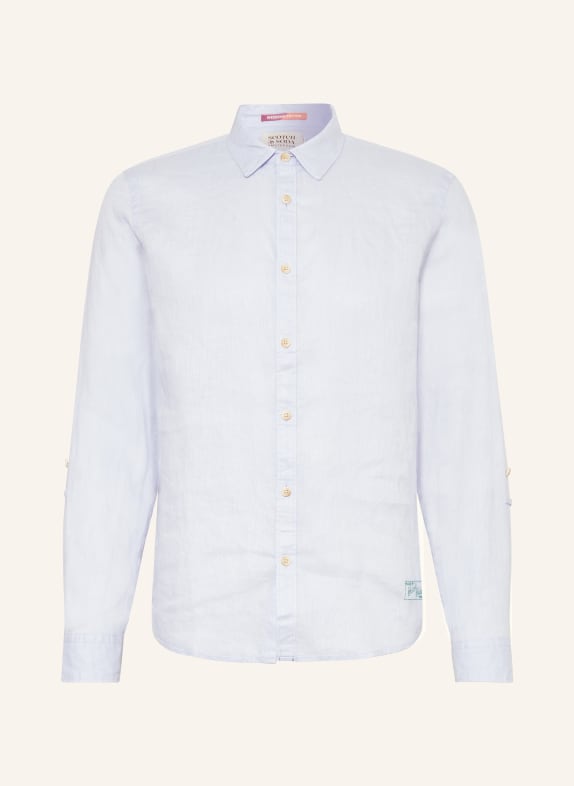 SCOTCH & SODA Linen shirt comfort fit LIGHT BLUE